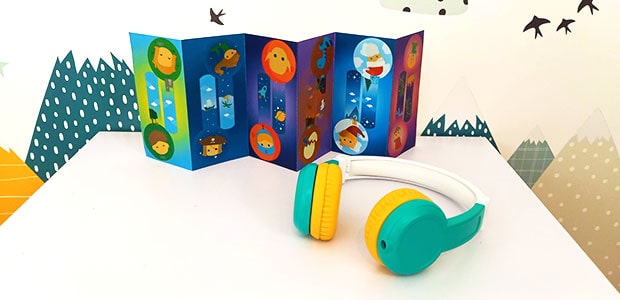 Lunii - Pack de Voyage Ma Fabrique à Histoires - Modèle 3 - et Octave -  Boîte à Histoires avec Casque Octave Audio Enfant - Livre Audio de 24  Histoires interactives Inclus