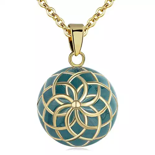 Collier bola de grossesse (fleur de vie) pour femme enceinte : 8 couleurs